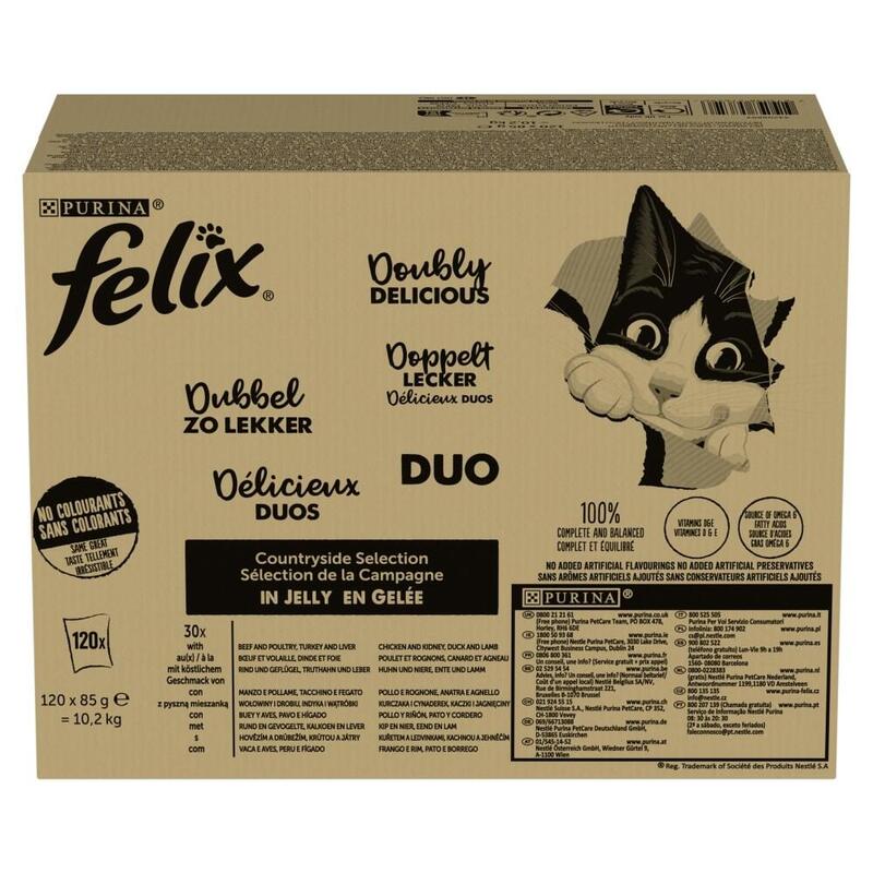 comida-humeda-para-gatos-purina-felix-fantastic-duo-mix-countryside-120x85g