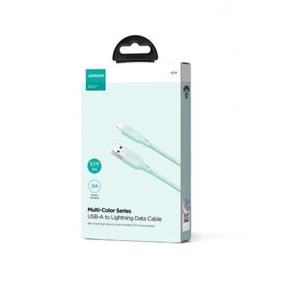 joyroom-usb-lightning-cable-multi-color-series-a14-480mbs-3a-12m-green-sa34-al3