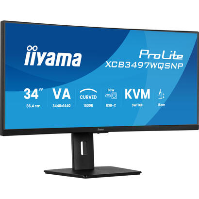 monitor-iiyama-prolite-xcb3497wqsnp-b1-led-34-negro-matt-wqhd-va-curvo-sincronizacion-adaptativa-usb-c-hub-usb-panel-de-120hz-xc