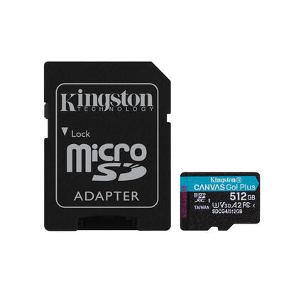 karta-microsd-512gb-canvasgo-plus-200mbs-a2-u3-v30-adapter