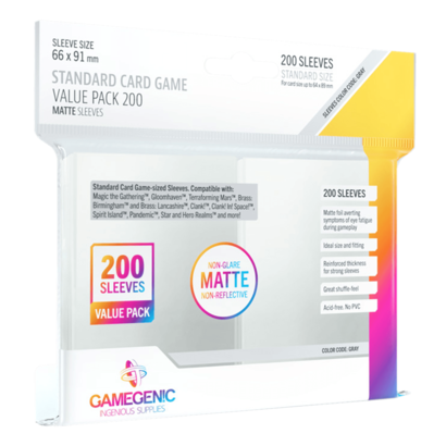 fundas-de-cartas-gamegenic-matte-standard-card-game-value-pack-200-unidades