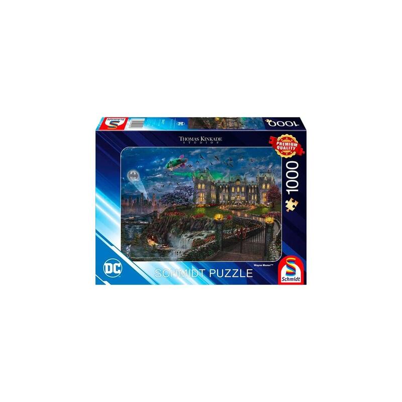 schmidt-spiele-thomas-kinkade-studios-dc-wayne-manor-rompecabezas-de-1000-piezas-58427