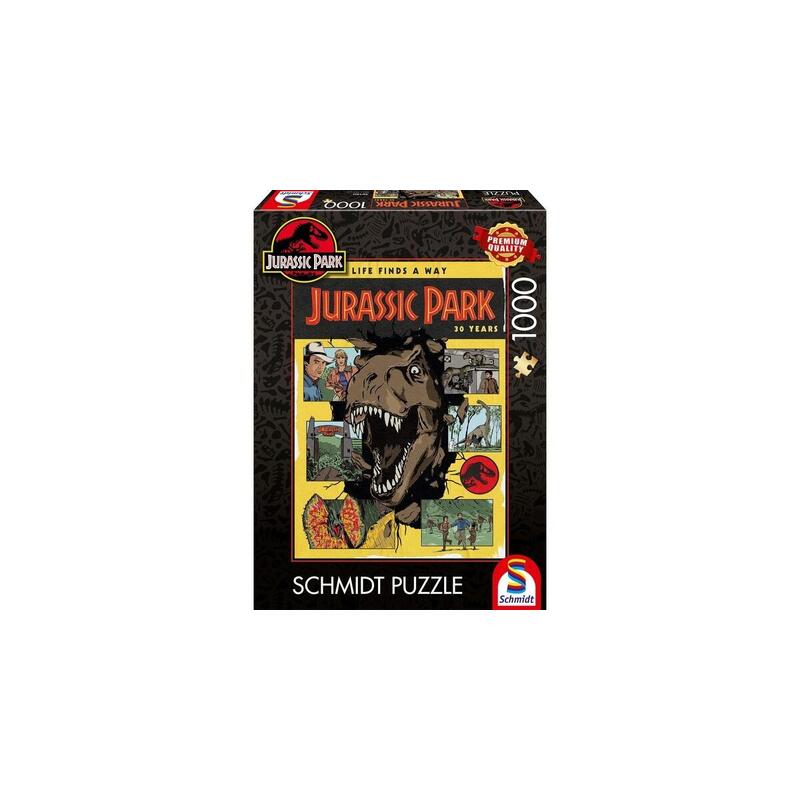 schmidt-spiele-jurassic-park-30-anos-de-jurassic-park-la-vida-encuentra-un-camino-rompecabezas-de-1000-piezas-58580
