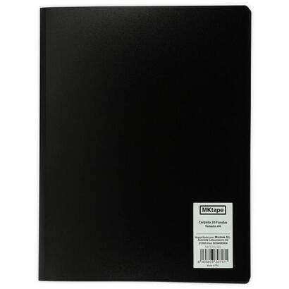 mktape-carpeta-con-20-fundas-portadocumentos-tamano-a4-negro