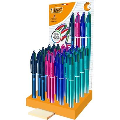 bic-4-colours-smooth-gradient-y-drop-expositor-de-36-boligrafos-de-bola-retractil-punta-media-de-10mm-escritura-un
