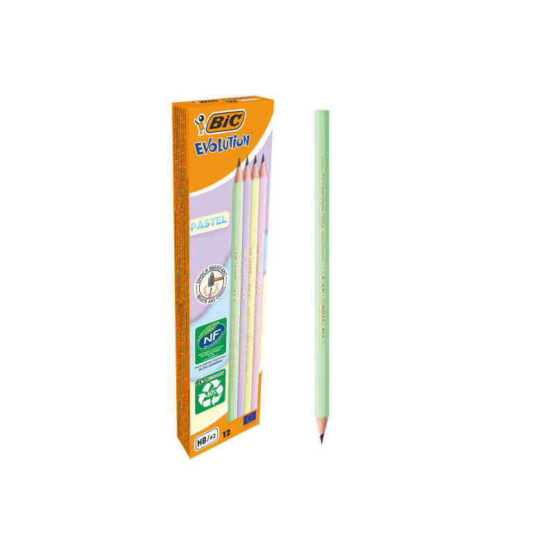 pack-de-12-unidades-bic-evolution-pastel-lapiz-de-grafito-hexagonal-mina-hb-ultrarresistente-sin-madera-no-se