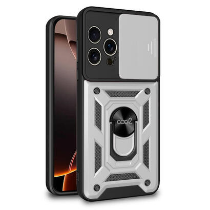 funda-cool-iphone-16-pro-max-hard-ring-plata