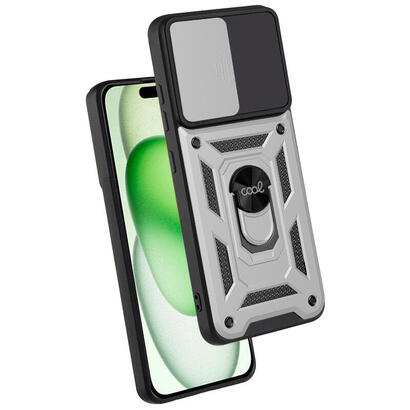 funda-cool-iphone-15-plus-hard-ring-plata