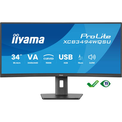 monitor-iiyama-prolite-xcb3494wqsu-b1-led-34-negro-matt-wqhd-va-curvado-amd-freesync-premium-panel-de-120hz-xcb3494wqsu-b1