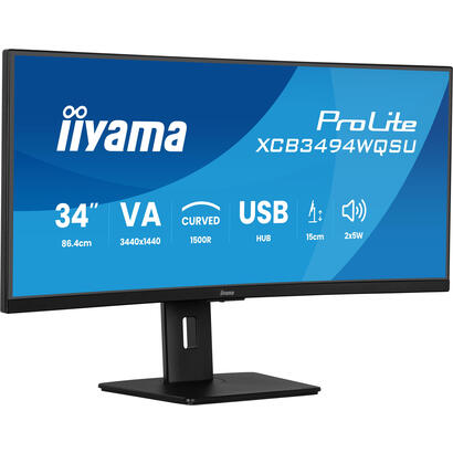 monitor-iiyama-prolite-xcb3494wqsu-b1-led-34-negro-matt-wqhd-va-curvado-amd-freesync-premium-panel-de-120hz-xcb3494wqsu-b1