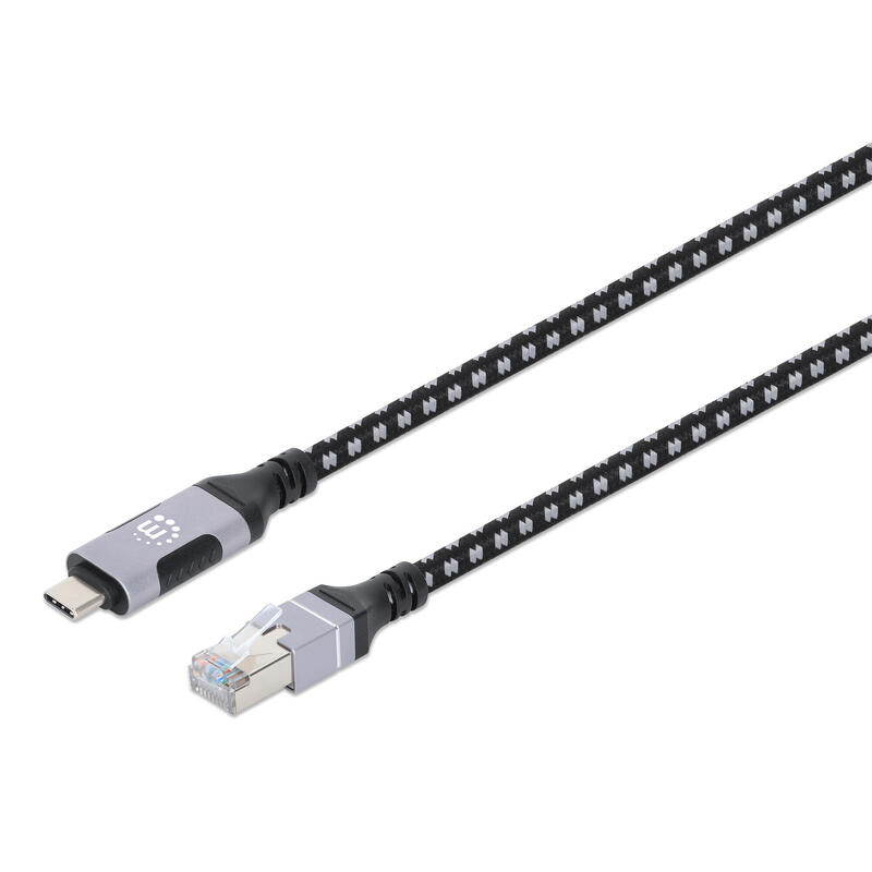 manhattan-394826-cambiador-de-genero-para-cable-rj-45-usb-c-negro-plata