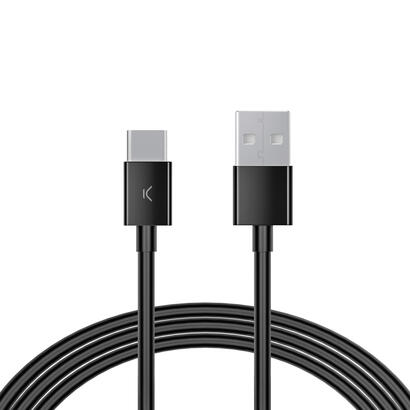 ksix-bxcusbc04-negro-cable-de-carga-y-datos-usb-a-a-usb-c-25w-3m