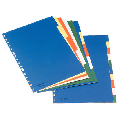 esselte-5-separadores-multitaladro-polipropileno-a4-colores-con-caratula-indice-carton-blanco-negro