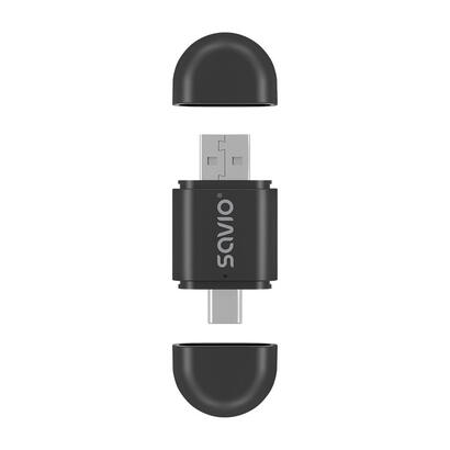 savio-tr-17-transmisor-de-audio-inalambrico-usb-10-m-negro