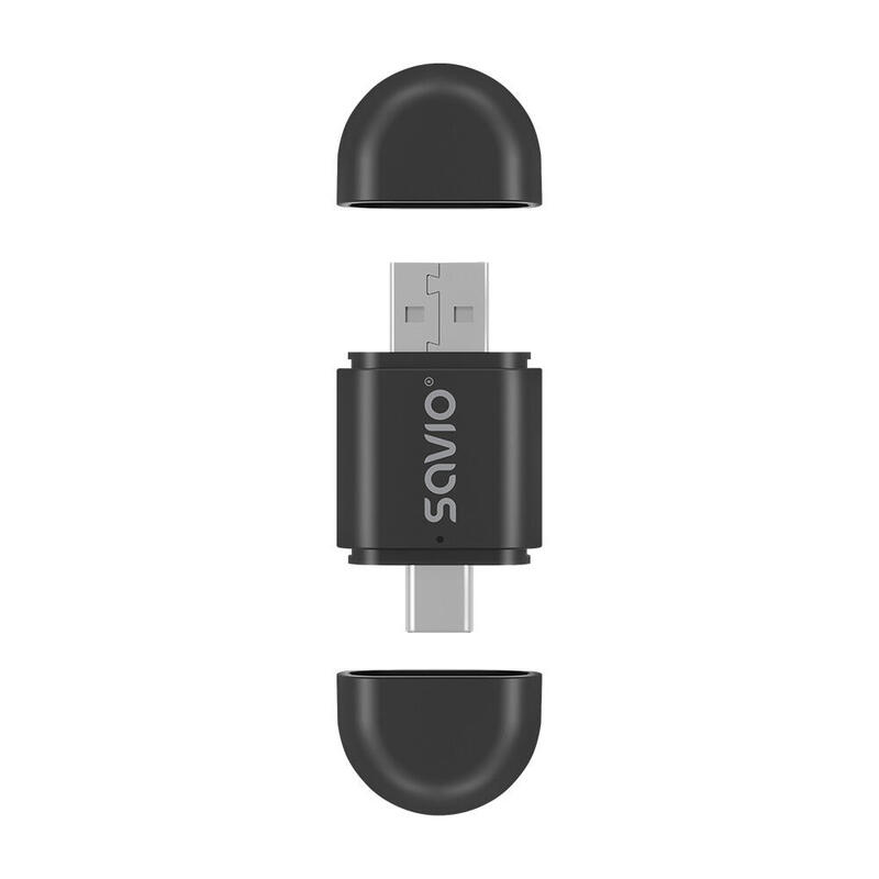 savio-tr-17-transmisor-de-audio-inalambrico-usb-10-m-negro