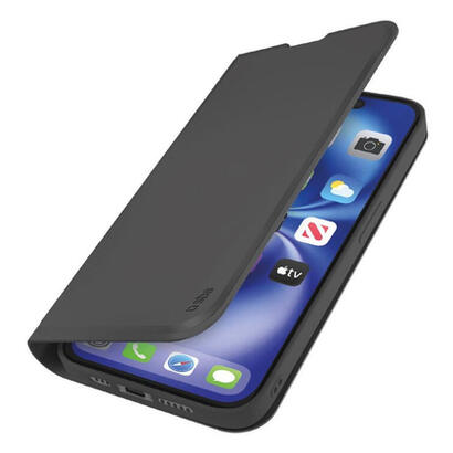 sbs-wallet-funda-para-iphone-16e-155-cm-61-funda-cartera-negro