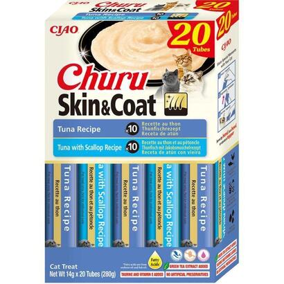 inaba-cat-churu-premios-de-atun-para-gatos-piel-y-pelo-20-x-14-g-280-g