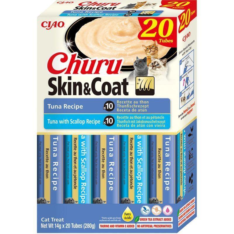 inaba-cat-churu-premios-de-atun-para-gatos-piel-y-pelo-20-x-14-g-280-g