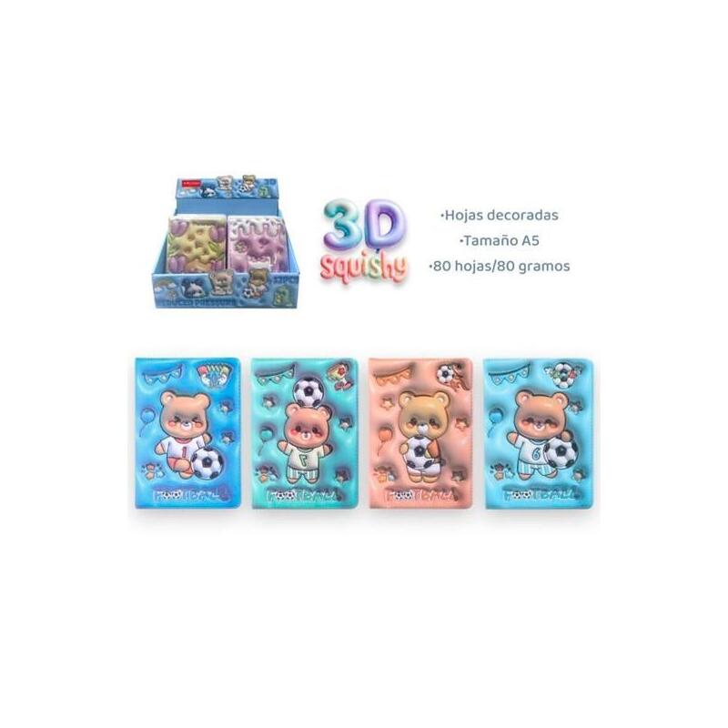 roymart-libretas-3d-futbol-and-bear-80h-decoradas-a5-80gr-4-disenos-expositor-12-ud