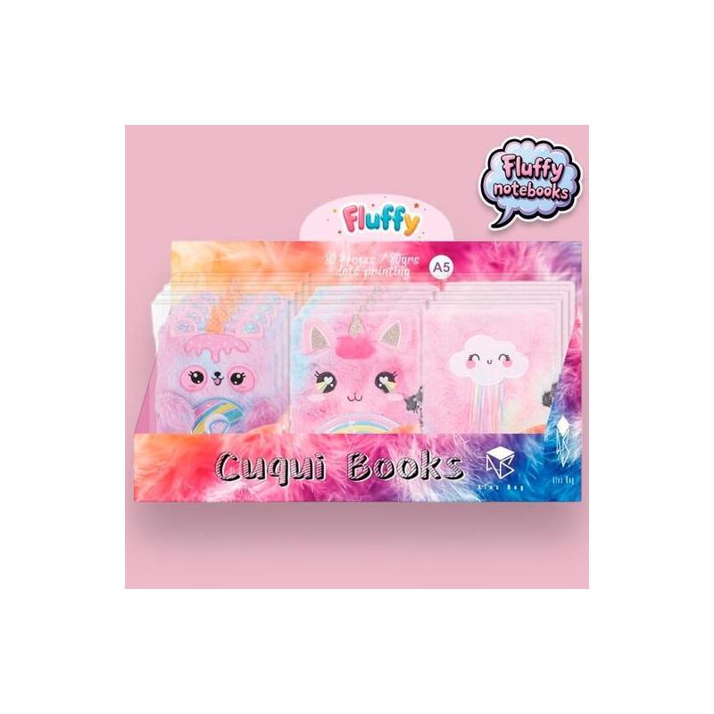 roymart-libretas-fluffy-ccandado-80h-a5-8ogr-surtidos-expositor-12-ud