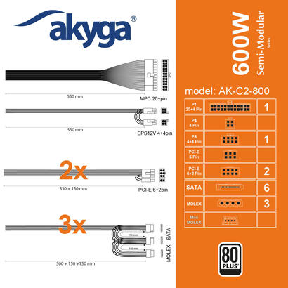 akyga-ak-c2-800-unidad-de-fuente-de-alimentacion-800-w-204-pin-atx-atx-negro