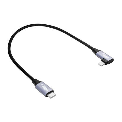 akyga-cable-usb-ak-usb-55-usb-tipo-c-m-lightning-m-angle-ver-20-30w-03m