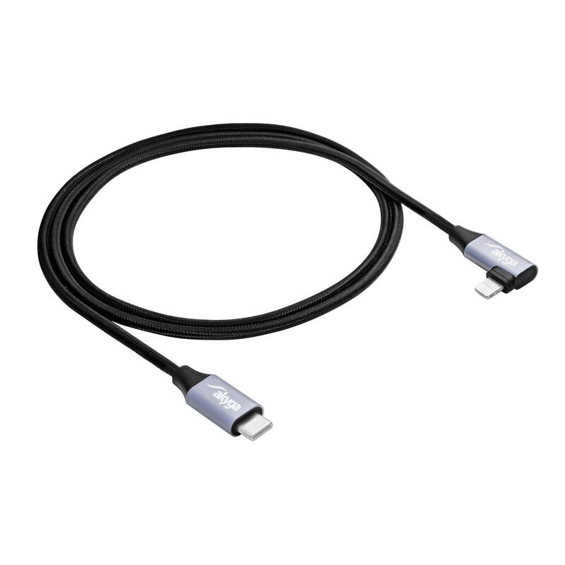 akyga-cable-usb-ak-usb-56-usb-tipo-c-m-lightning-m-angle-ver-20-30w-1m