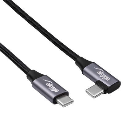 akyga-cable-usb-ak-usb-53-usb-tipo-c-m-usb-tipo-c-m-angle-ver-20-60w-03m