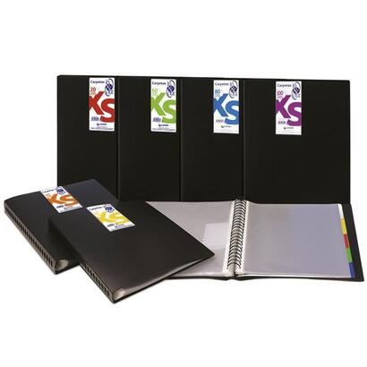 grafoplas-carpeta-20-fundas-espiral-a4-extraibles-calidad-extra-5-separadores-pp-translucido-rigido-in-out-negro