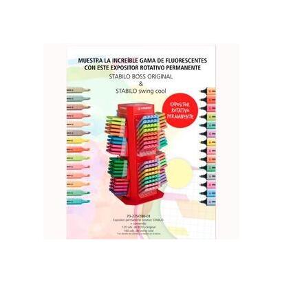 stabilo-expositor-rotativo-permanente-marcadores-fluorescentes-csurtidos-120-ud-boss-original-160-ud-swing-cool