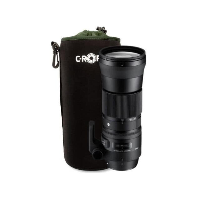 c-rope-crp-lnb-xxl-blk-2-funda-o-tapa-para-objetivo-de-camara-negro-verde-vellon-neopreno-funda-de-proteccion