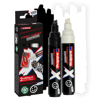 edding-x-6900-pack-de-2-rotuladores-multisuperficie-permanentes-de-tinta-opaca-punta-biselada-con-trazo-2-10mm-