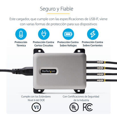 startechcom-424deu-usb-c-charger-cargador-de-dispositivo-movil-universal-gris-corriente-alterna-carga-rapida-interior
