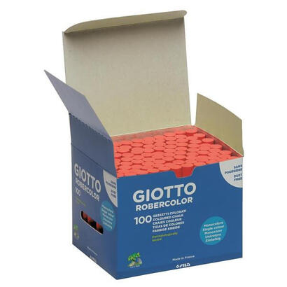 giotto-tiza-robercolor-rojo-antipolvo-caja-de-100