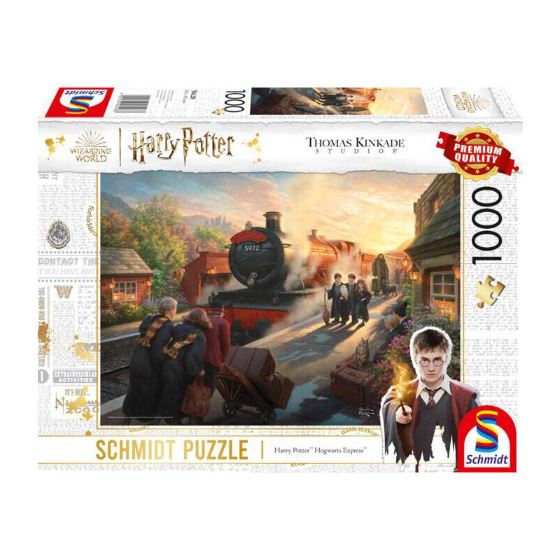 schmidt-spiele-thomas-kinkade-studios-wizarding-world-harry-potter-hogwarts-express-rompecabezas-de-1000-piezas-58428