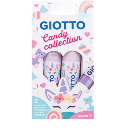 giotto-candy-collection-pack-de-2-barras-de-pegamento-mediano-20gr-secado-rapido-apto-para-uso-escolar