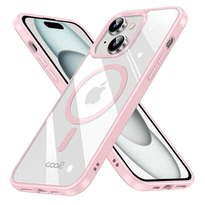 funda-cool-iphone-15-magnetica-rosa