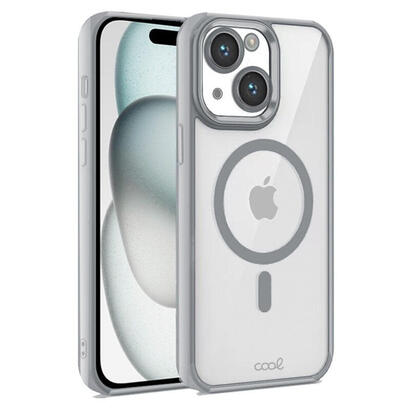 funda-cool-iphone-15-magnetica-plata