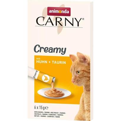 goma-para-gatos-animonda-carny-chicken-with-taurine-6-x-15g