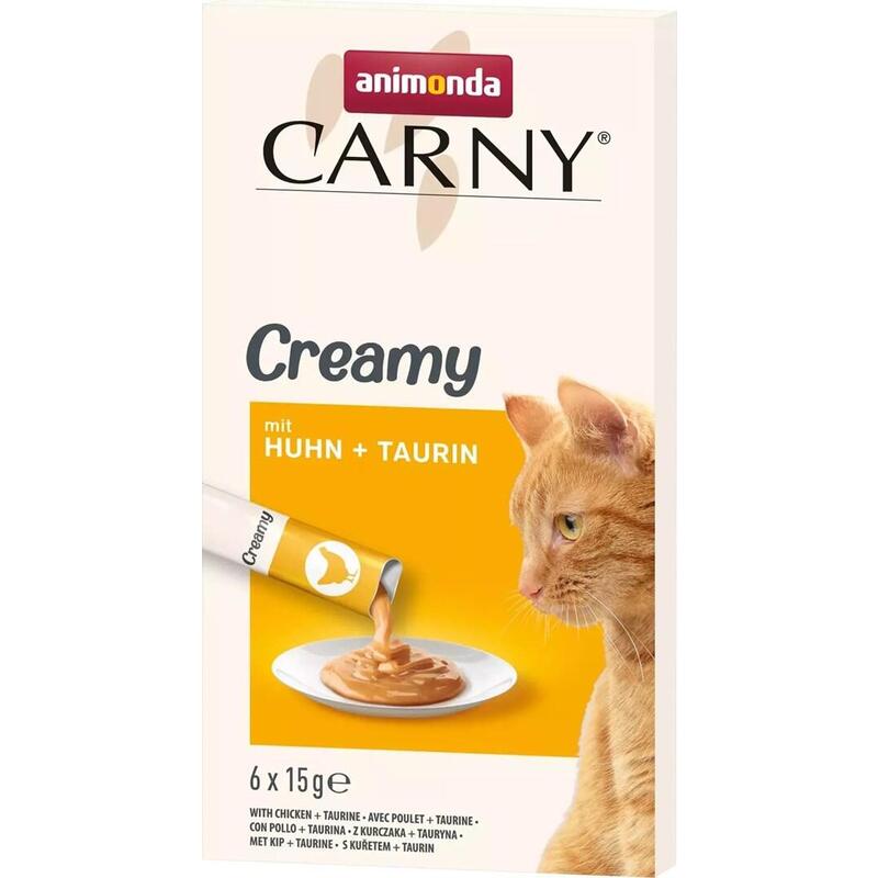 goma-para-gatos-animonda-carny-chicken-with-taurine-6-x-15g