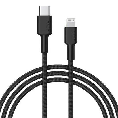 cable-usb-c-aukey-lightning-mfi-27w-braided-18m