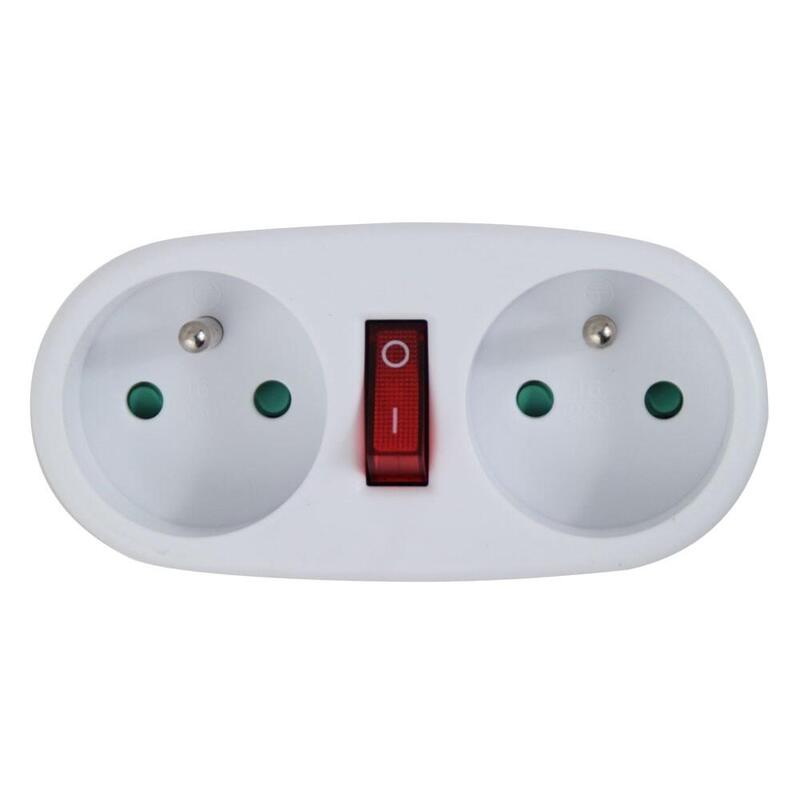 esperanza-elk306w-divisor-electrico-2-gn-blanco