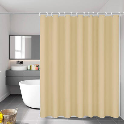 pack-de-3-unidades-cortina-de-bano-basic-beige-140-x-180-cm