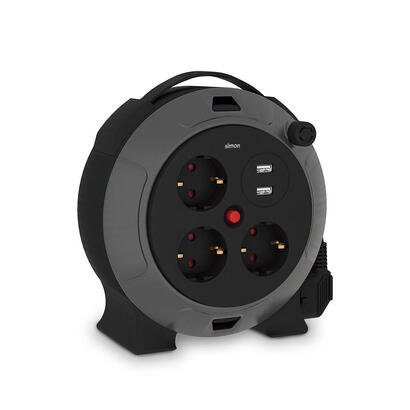 enrollacables-con-2-usb-a-3-tomas-2ptt-schuko-16-a-230-v-h05vv-f-3-g-15-mm-5-m-negrogris