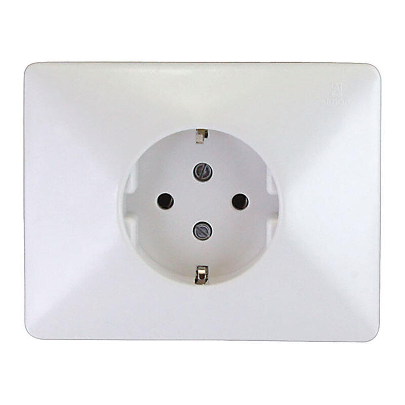 base-enchufe-2ptt-schuko-25a-380-v-blanco