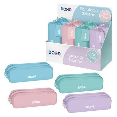 dohe-portatodo-serenity-200x60x70mm-silicona-soft-touch-colores-surtidos-pastel-expositor-8-ud