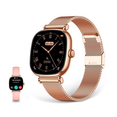 ksix-iria-rosa-smartwatch-17-2-correas-metal-silicona