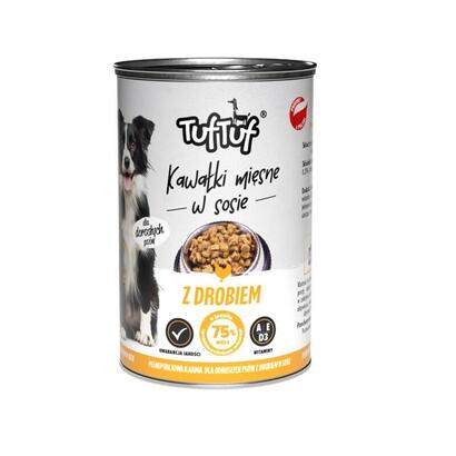 tuf-tuf-kawalki-miesne-z-drobiem-para-perro-puszka-415g