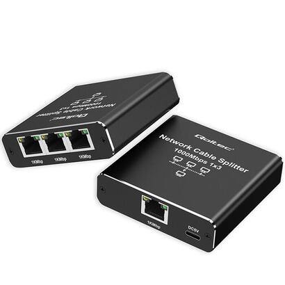 qoltec-52294-splitter-ethernet-mini-switch-1x3-rj45-1000mb-s-usb-c-aluminium