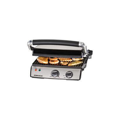 parrilla-de-contacto-rommelsbacher-kg-2020-acero-inoxidablenegro-2000-w-kg-2020